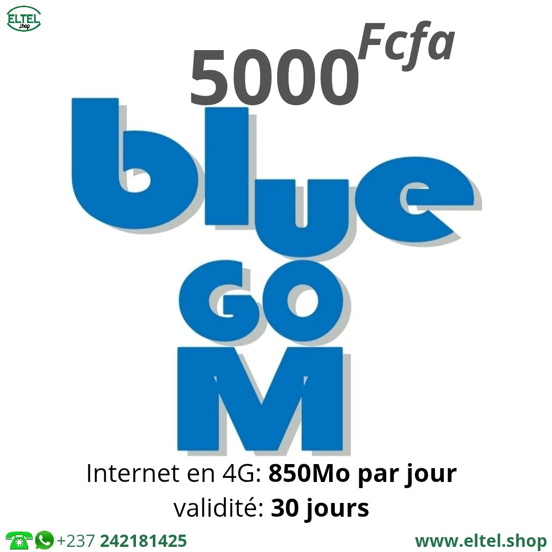 Blue Go M - Internet uniquement - Valable 30 jours