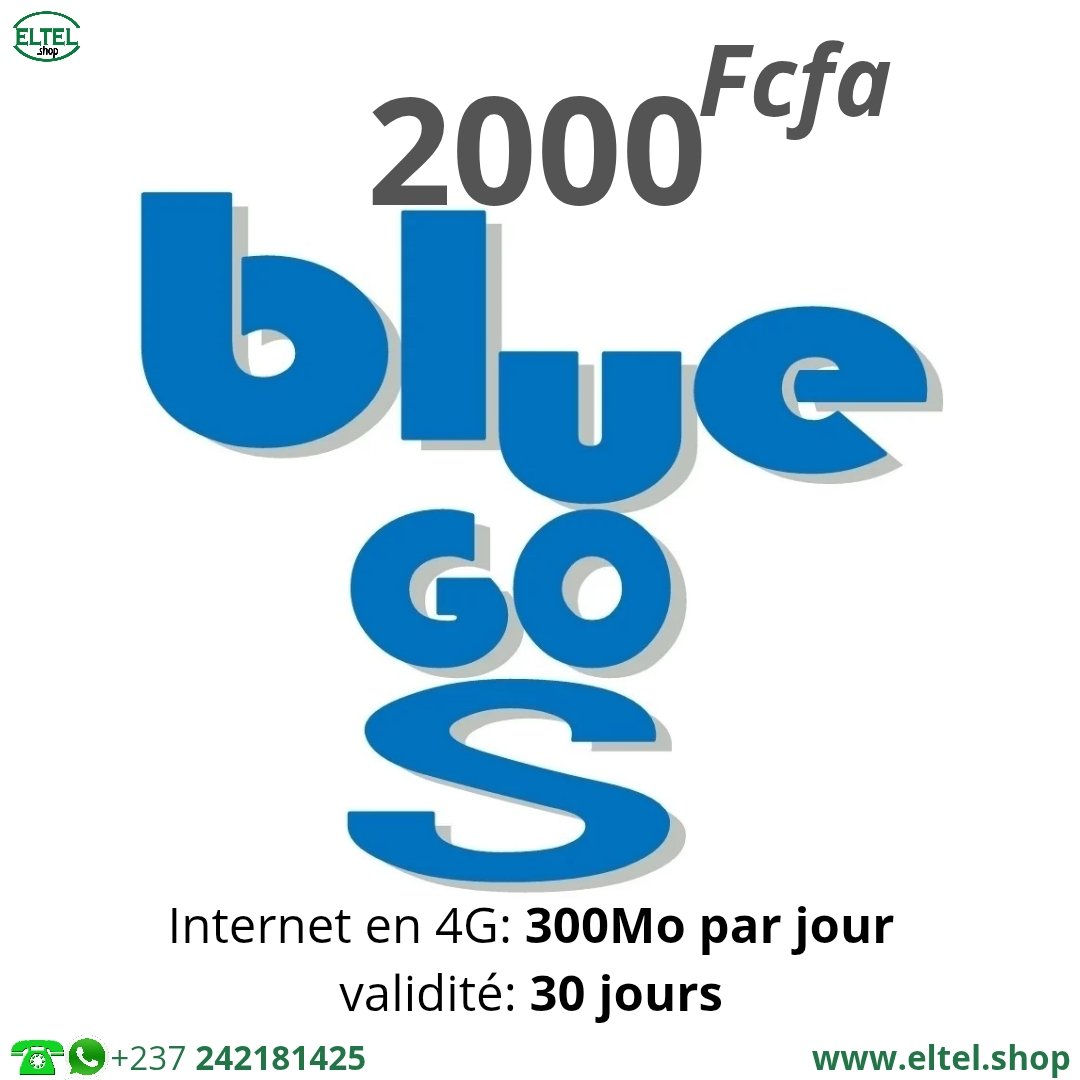 Blue Go S - Internet uniquement - Valable 30 jours