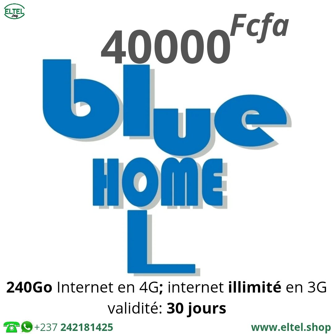 Blue Home L - Internet uniquement - Valable 30 jours