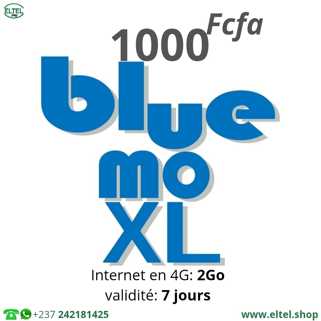 Blue mo XL - Internet uniquement - Valable 07 jours