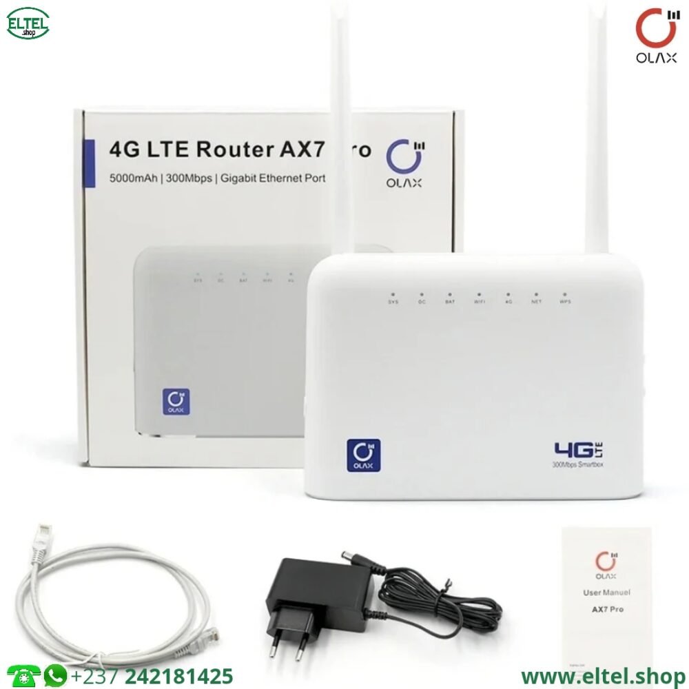 Box 4G OLAX AX7 Pro - Universel - 5000 mAh - Garantie 12 mois (neuf)