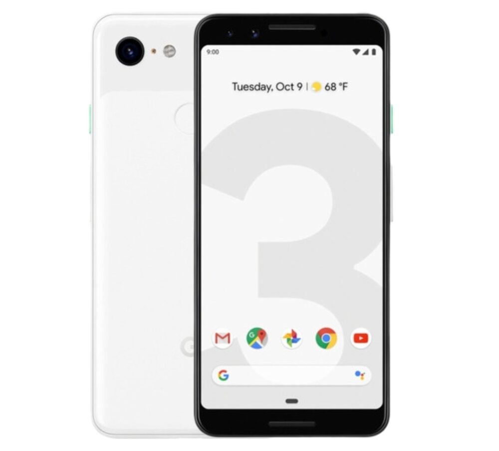 Ggl pxl 3 blc Pixel 3- 64GB/4GB - 12MP/8MP+8MP - 2915mAh (remis à neuf)