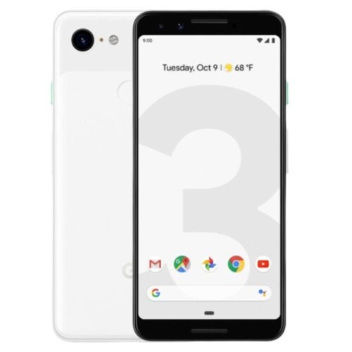 Ggl pxl 3 blc Pixel 3- 64GB/4GB - 12MP/8MP+8MP - 2915mAh (remis à neuf)