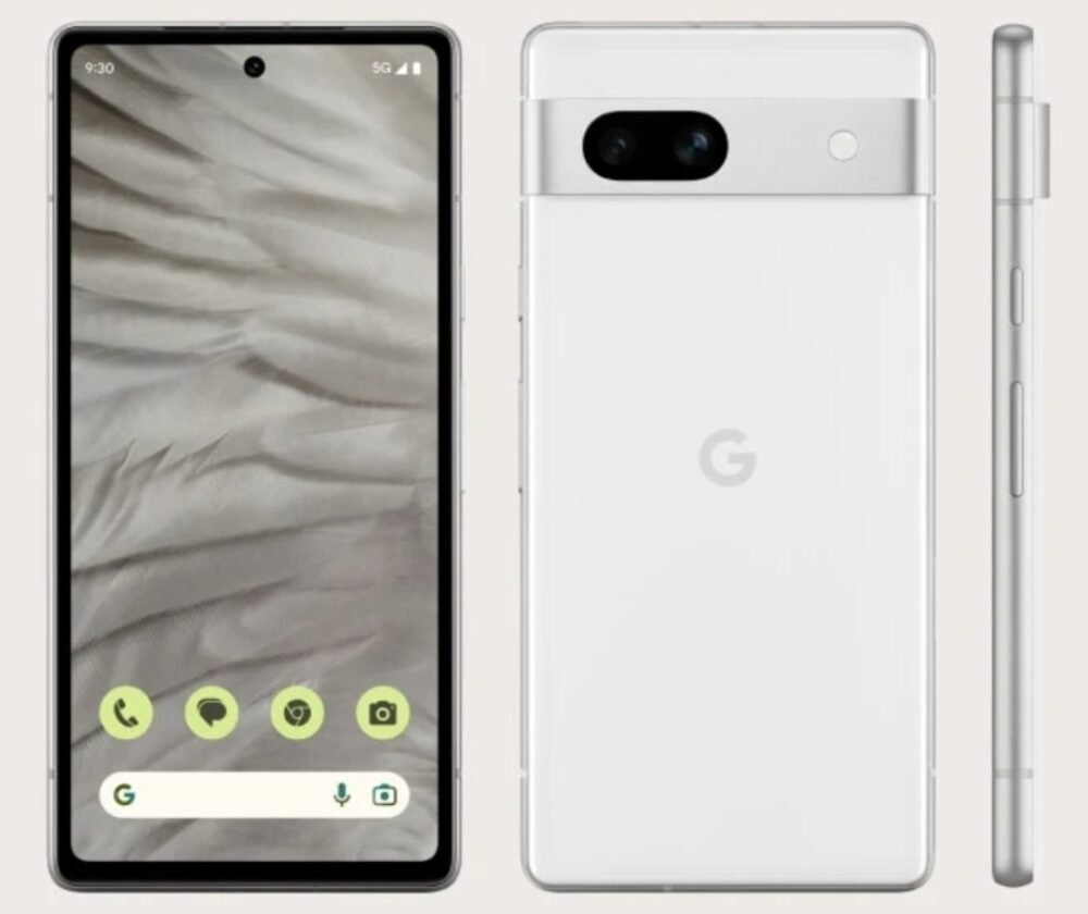 Ggl pxl 7a blc Pixel 7a 5G - 128GB/8GB - 64MP+13MP/13MP - 4385mAh - garantie 12 mois (neuf)