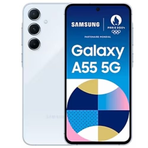 Glx a55 bl Galaxy A55 5G- 128GB/8GB - 50MP+12MP+5MP/32MP - 5000mAh - garantie 24 mois (neuf)