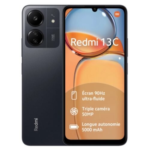 Red 13c nr Redmi 13C - 256GB/8GB - 2sim - 50MP+2MP+0,08MP/8MP - 5000mAh - garantie 12 mois (neuf)