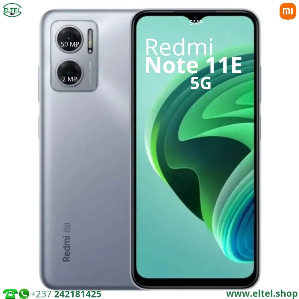 Redmi Note 11E 5G - 128GB/6GB - 2sim - 50MP+2MP/5MP - 5000mAh - garantie 12 mois (neuf)