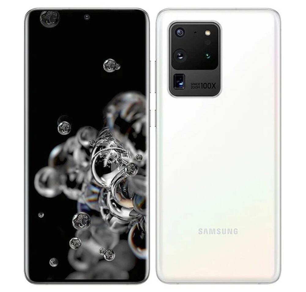 Ssg glx S20 ul 5g blc Galaxy S20 Ultra 5G- 128GB/12GB - 2sim - 108MP+48MP+12MP+0,3MP/40MP - 5000mAh - garantie 12 mois (remis à neuf)
