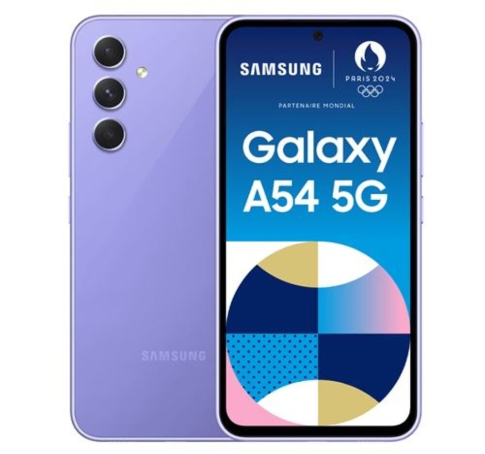 Ssg glx a54 vlt Galaxy A54 5G - 256GB/8GB - 2sim - 50MP+12MP+5MP/32MP - 5000mAh - garantie 24 mois (neuf)