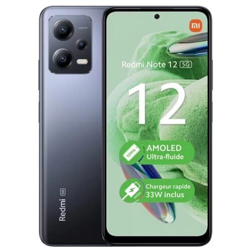 Redmi Note 12 5G - 128GB/4GB - 2sim - 48MP+8MP+2MP/13MP - 5000mAh -  (actuellement pas disponible)