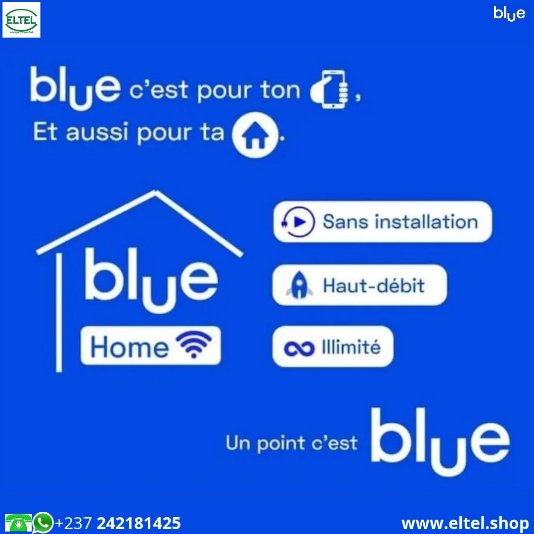 Blue Home 50000 - internet en 4G illimité à domicile