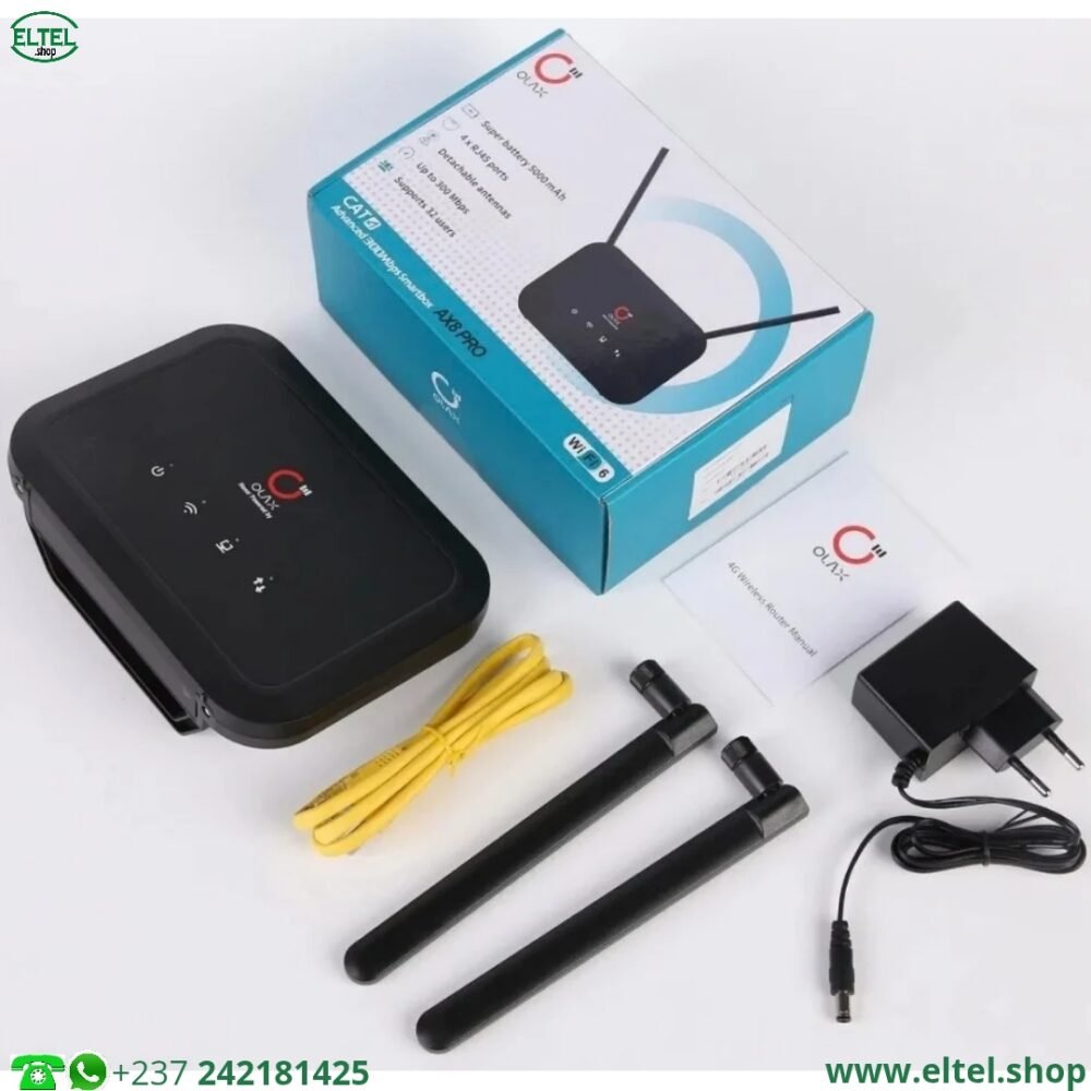 Box 4G OLAX AX8 Pro - Universel - 5000 mAh - Garantie 12 mois (neuf)