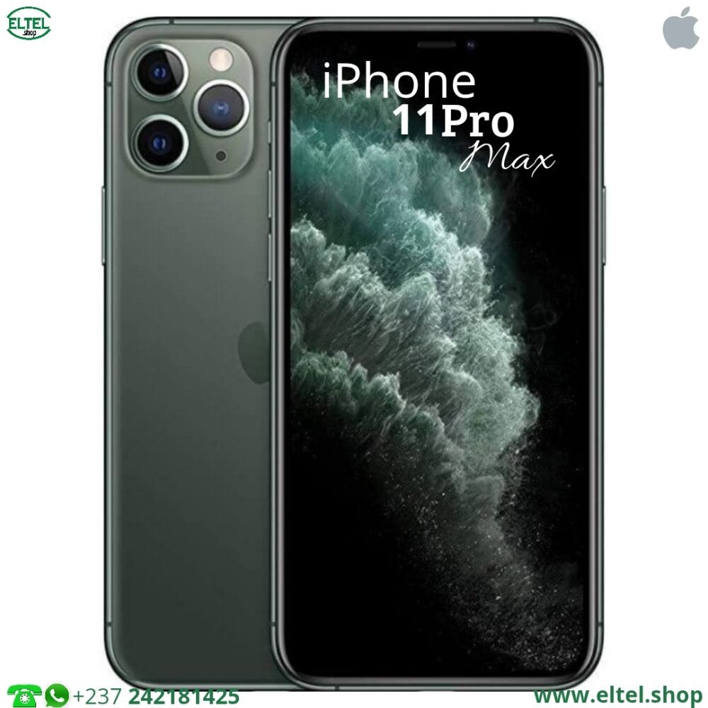Iph 11 prm vrt iPHONE 11 Pro Max - 512GB/4GB - 12MP+12MP+12MP/12MP - 3969mAh (remis à neuf)