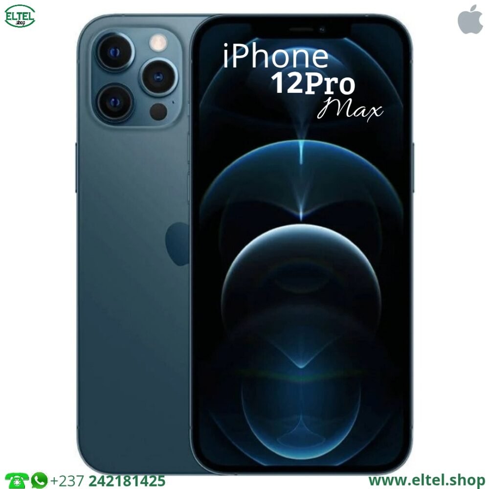 iPHONE 12 Pro Max - 512GB/6GB - 12MP+12MP+12MP/12MP - 3687mAh - garantie 12 mois (remis à neuf)