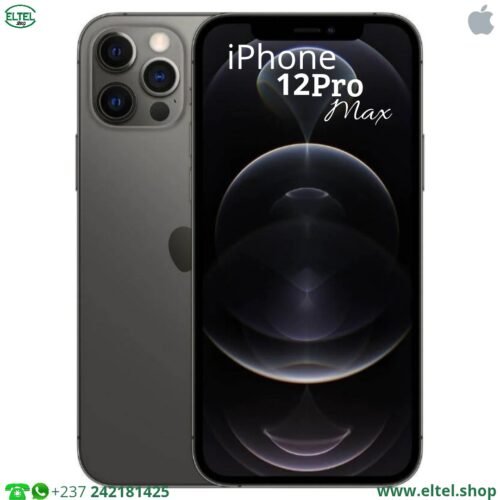 iPHONE 12 Pro Max - 512GB/6GB - 12MP+12MP+12MP/12MP - 3687mAh - garantie 12 mois (remis à neuf)