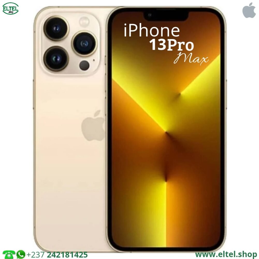 iPHONE 13 Pro Max - 512GB/6GB - 12MP+12MP+12MP/12MP - 4352mAh - garantie 12 mois (remis à neuf)