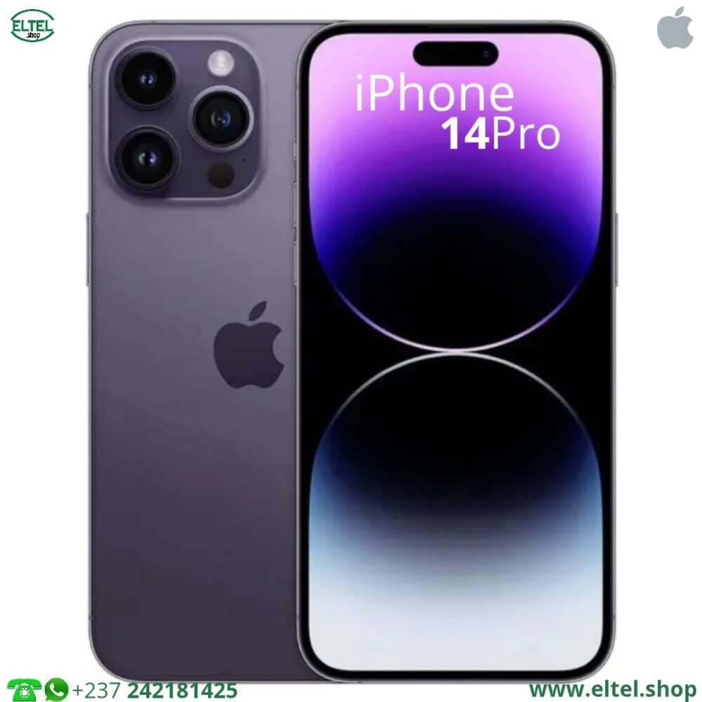 iPHONE 14 Pro - 512GB/6GB - 48MP+12MP+12MP/12MP - 3200mAh - garantie 18 mois (remis à neuf)