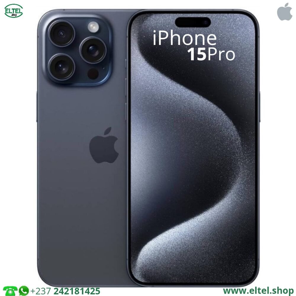 iPHONE 15 Pro - 512GB/8GB - 48MP+12MP+12MP/12MP - 3274mAh - garantie 18 mois (neuf)