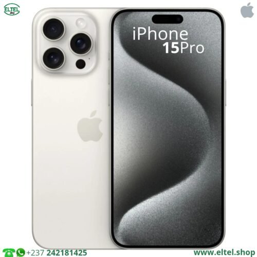 iPHONE 15 Pro - 256GB/8GB - 48MP+12MP+12MP/12MP - 3274mAh - garantie 18 mois (neuf)