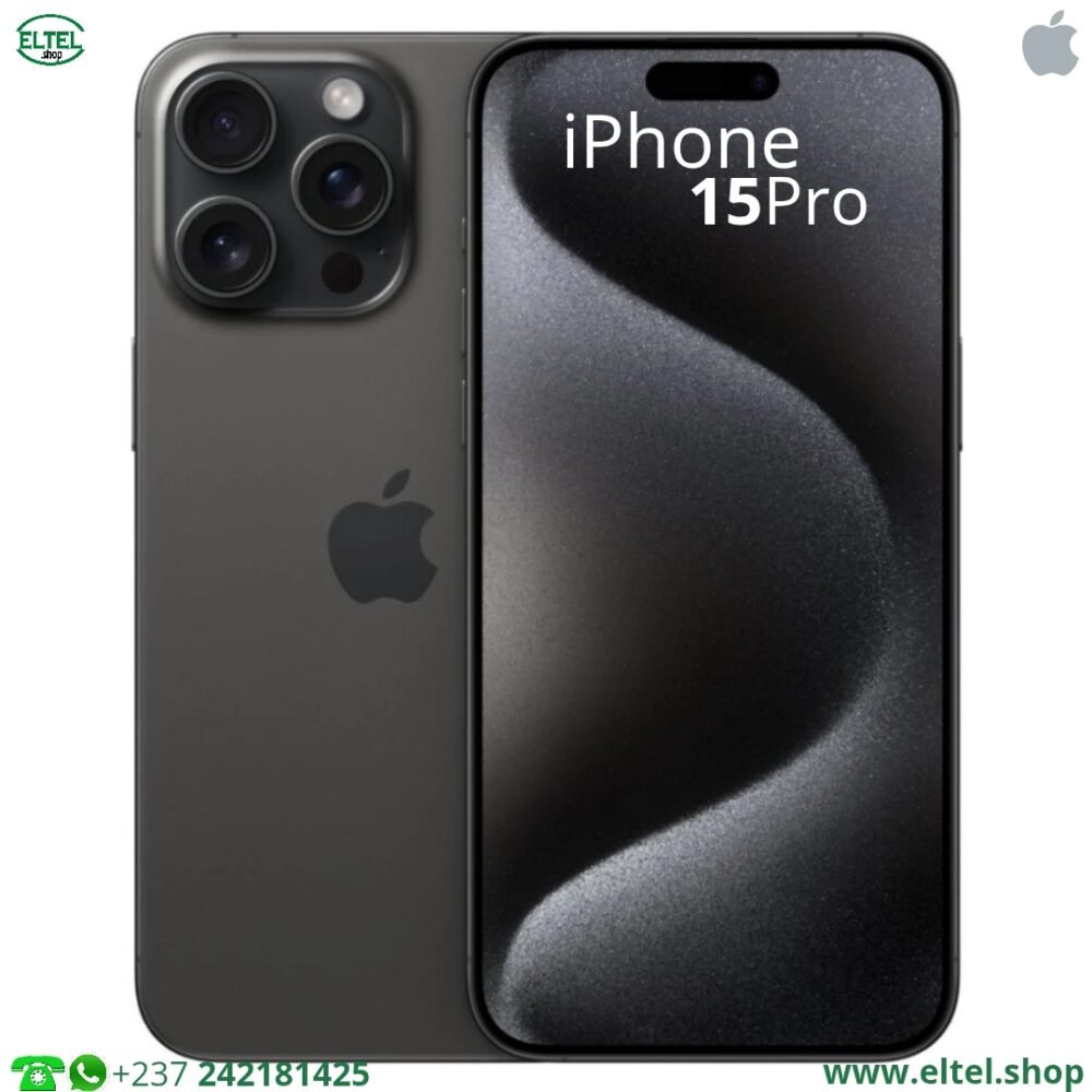 iPHONE 15 Pro - 256GB/8GB - 48MP+12MP+12MP/12MP - 3274mAh - garantie 18 mois (neuf)