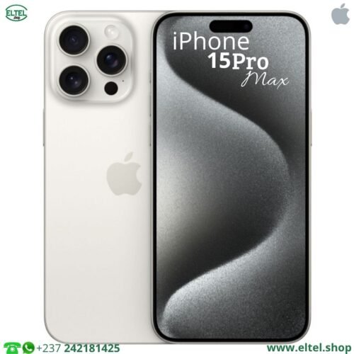 Iph 15 prm blc iPHONE 15 Pro Max - 1TB/8GB - 48MP+12MP+12MP/12MP - 4441mAh - garantie 25 mois (neuf)