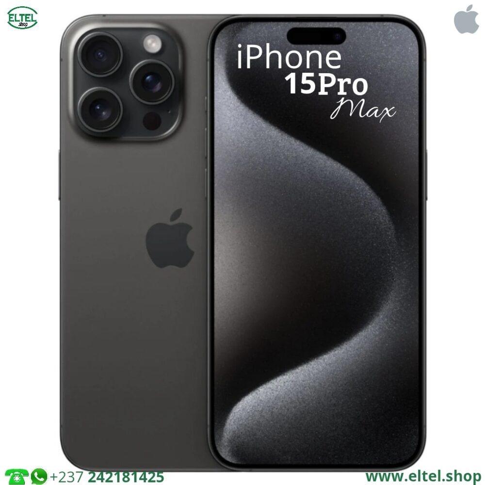 iPHONE 15 Pro Max - 512GB/8GB - 48MP+12MP+12MP/12MP - 4441mAh - garantie 25 mois (neuf)