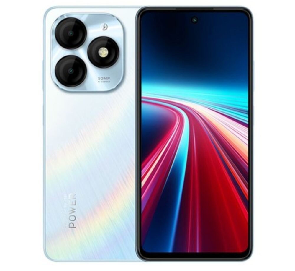 Itel p55 4g argent iTEL P55 - 128GB/8GB - 50MP+0,08MP/8MP - 5000mAh - garantie 12 mois (neuf)