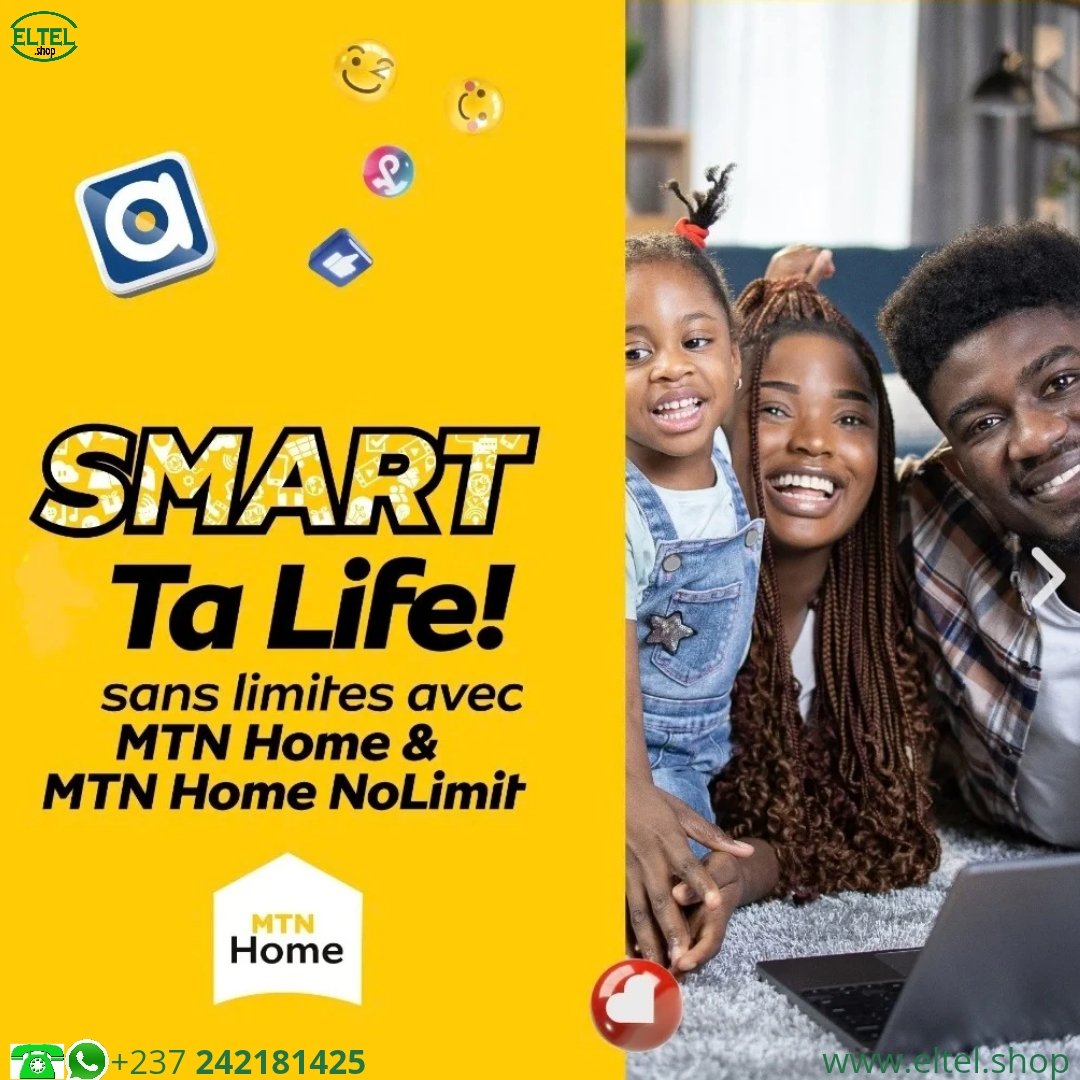 MTN Home - internet en 4G illimité à domicile
