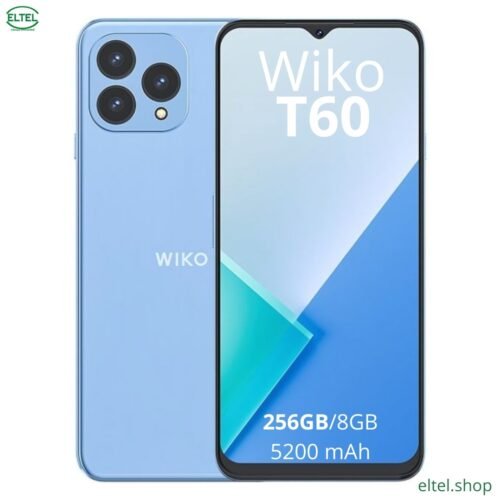 Wiko T60 - 256GB/8GB - 48MP+2MP+0,3MP/24MP - 5200mAh - garantie 12 mois (neuf)