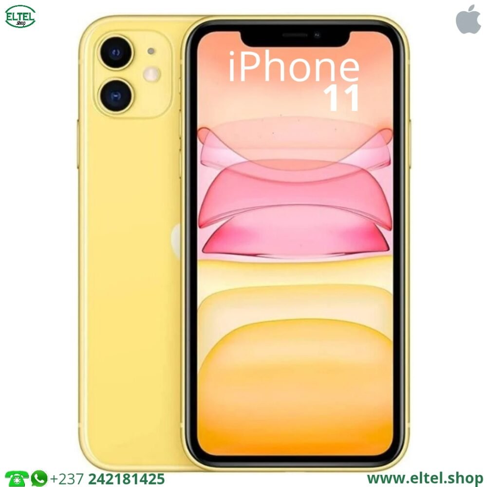 iPHONE 11 - 128GB/4GB - 12MP+12MP/12MP - 3110mAh - garantie 12 mois (remis à neuf)