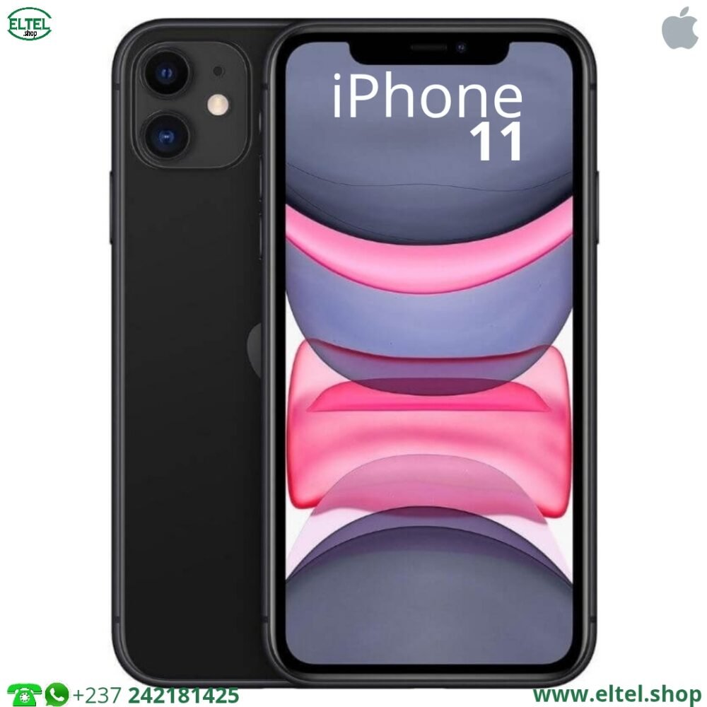 iPHONE 11 - 128GB/4GB - 12MP+12MP/12MP - 3110mAh - garantie 12 mois (remis à neuf)