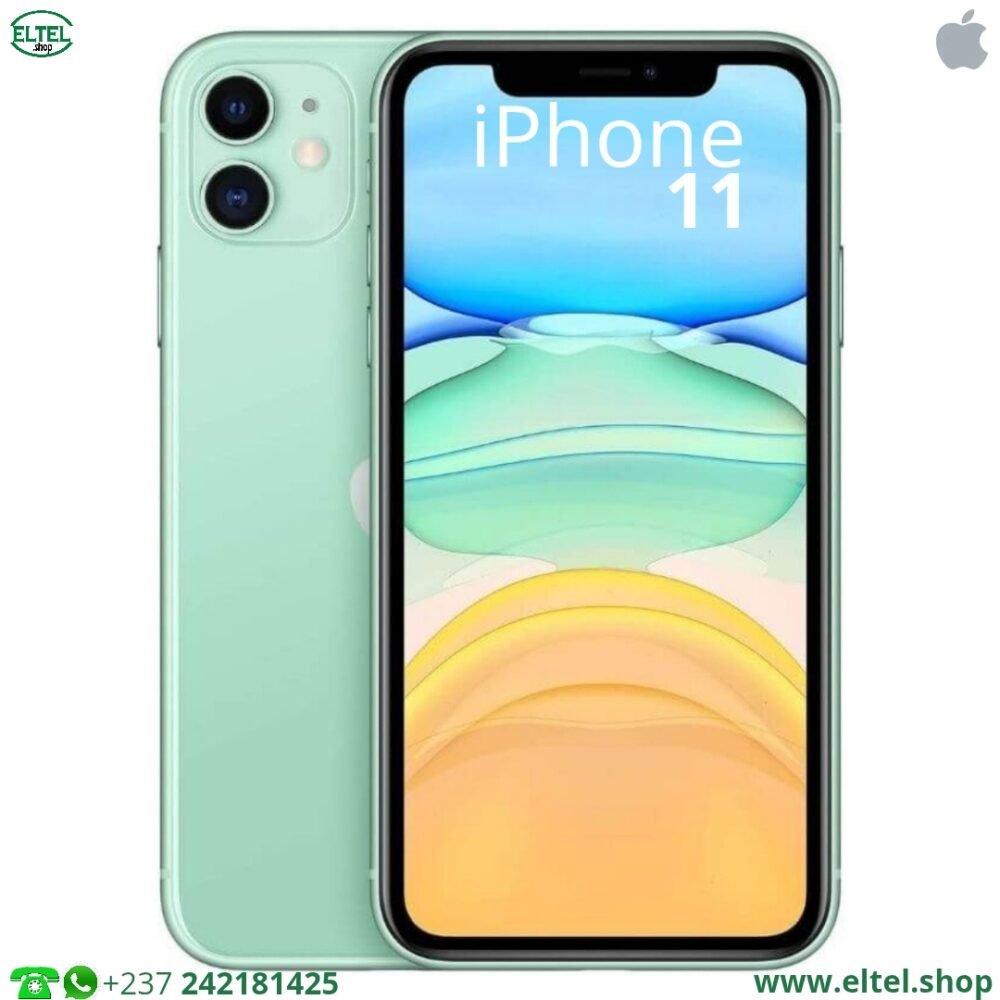 iPHONE 11 - 128GB/4GB - 12MP+12MP/12MP - 3110mAh - garantie 12 mois (remis à neuf)
