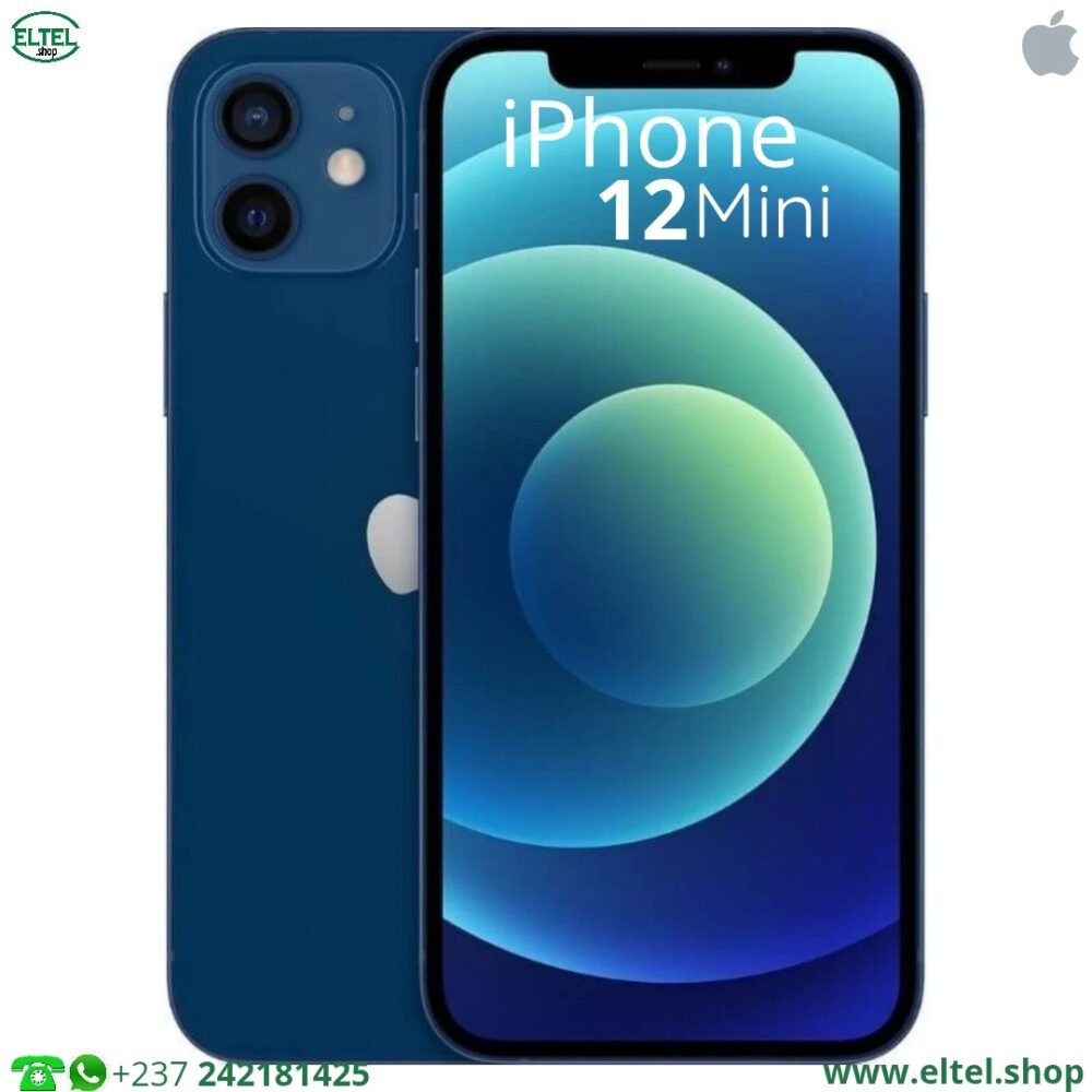 iPHONE 12 Mini - 128GB/4GB - 12MP+12MP/12MP - 2227mAh - garantie 12 mois (remis à neuf)