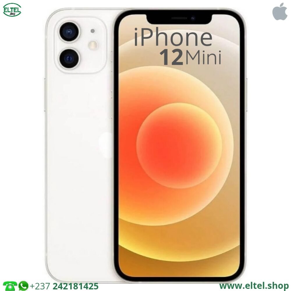 iPHONE 12 Mini - 128GB/4GB - 12MP+12MP/12MP - 2227mAh - garantie 12 mois (remis à neuf)