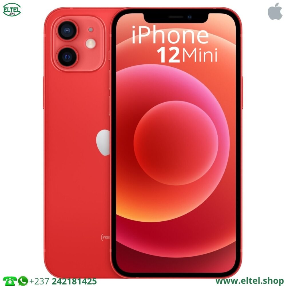 iPHONE 12 Mini - 128GB/4GB - 12MP+12MP/12MP - 2227mAh - garantie 12 mois (remis à neuf)