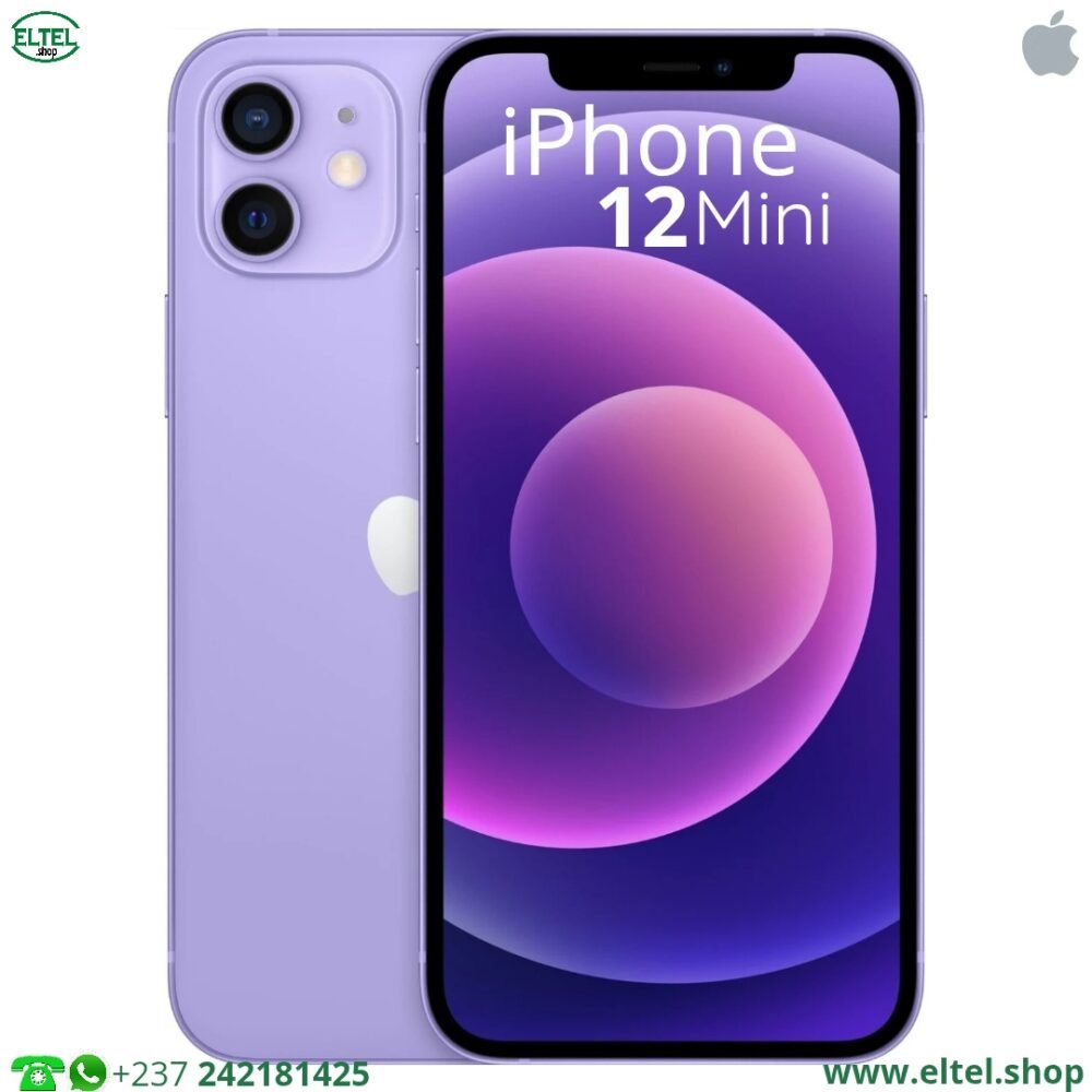 iPHONE 12 Mini - 128GB/4GB - 12MP+12MP/12MP - 2227mAh - garantie 12 mois (remis à neuf)