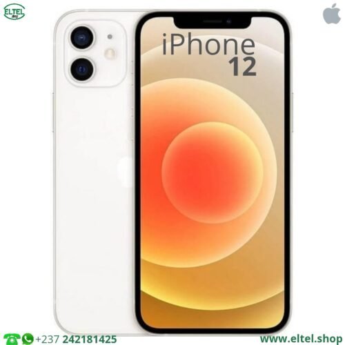 iPHONE 12 - 128GB/4GB - 12MP+12MP/12MP - 2815mAh - garantie 12 mois (remis à neuf)