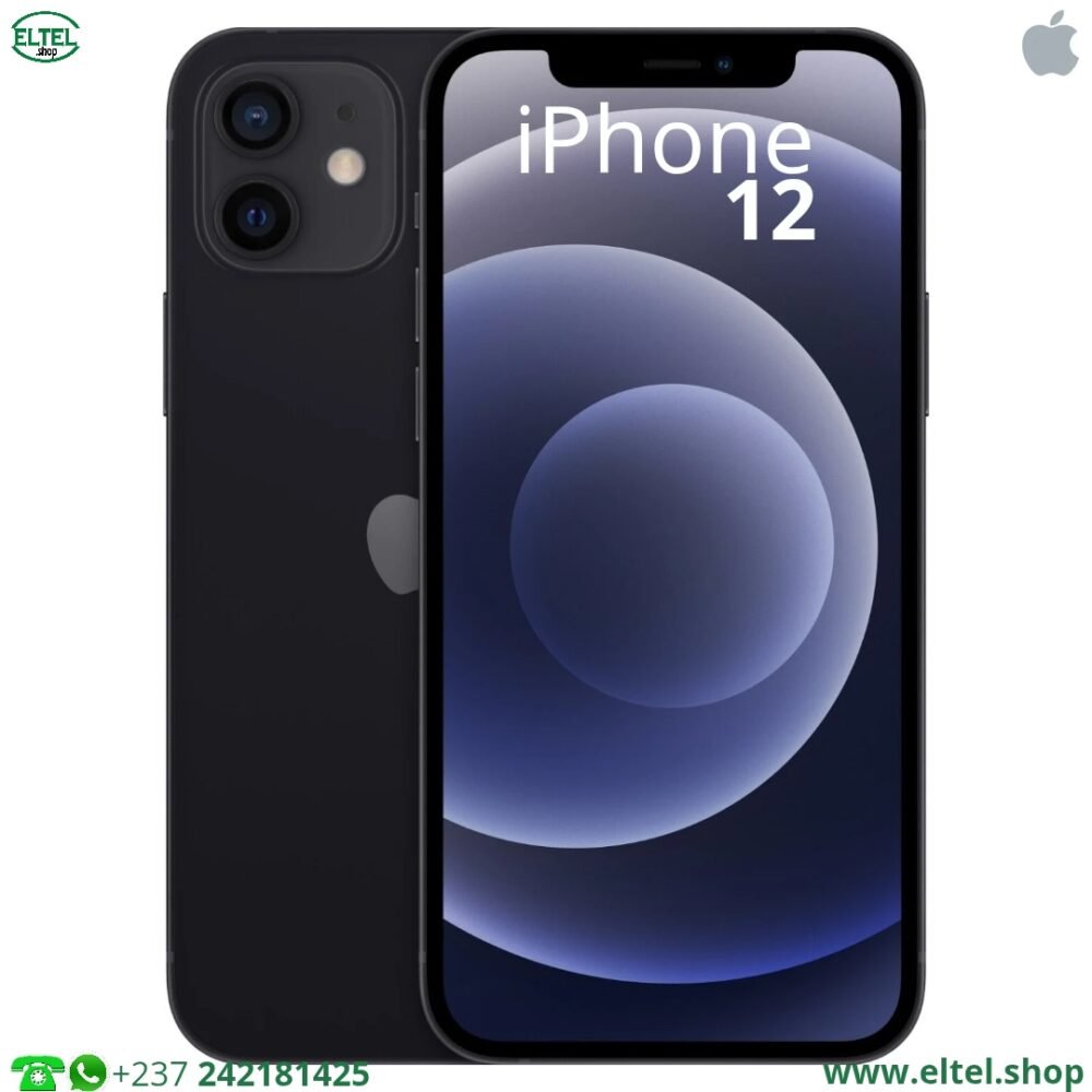iPHONE 12 - 128GB/4GB - 12MP+12MP/12MP - 2815mAh - garantie 12 mois (remis à neuf)