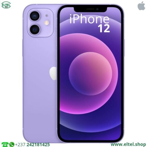 iPHONE 12 - 128GB/4GB - 12MP+12MP/12MP - 2815mAh - garantie 12 mois (remis à neuf)