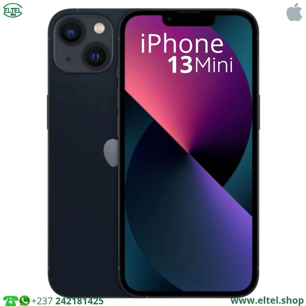 iPHONE 13 Mini - 128GB/4GB - 12MP+12MP/12MP - 2438mAh - garantie 12 mois (remis à neuf)