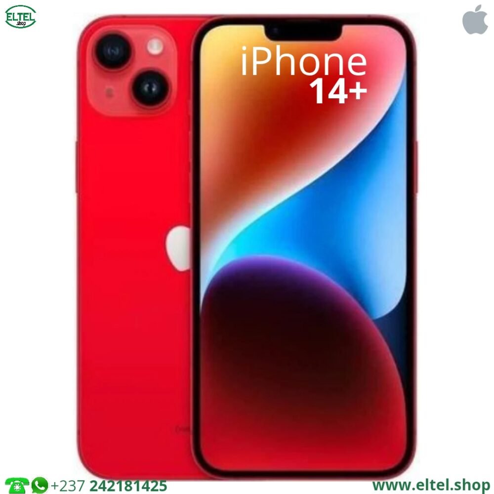 iPHONE 14 Plus - 128GB/6GB - 12MP+12MP/12MP - 4323mAh - garantie 12 mois (remis à neuf)