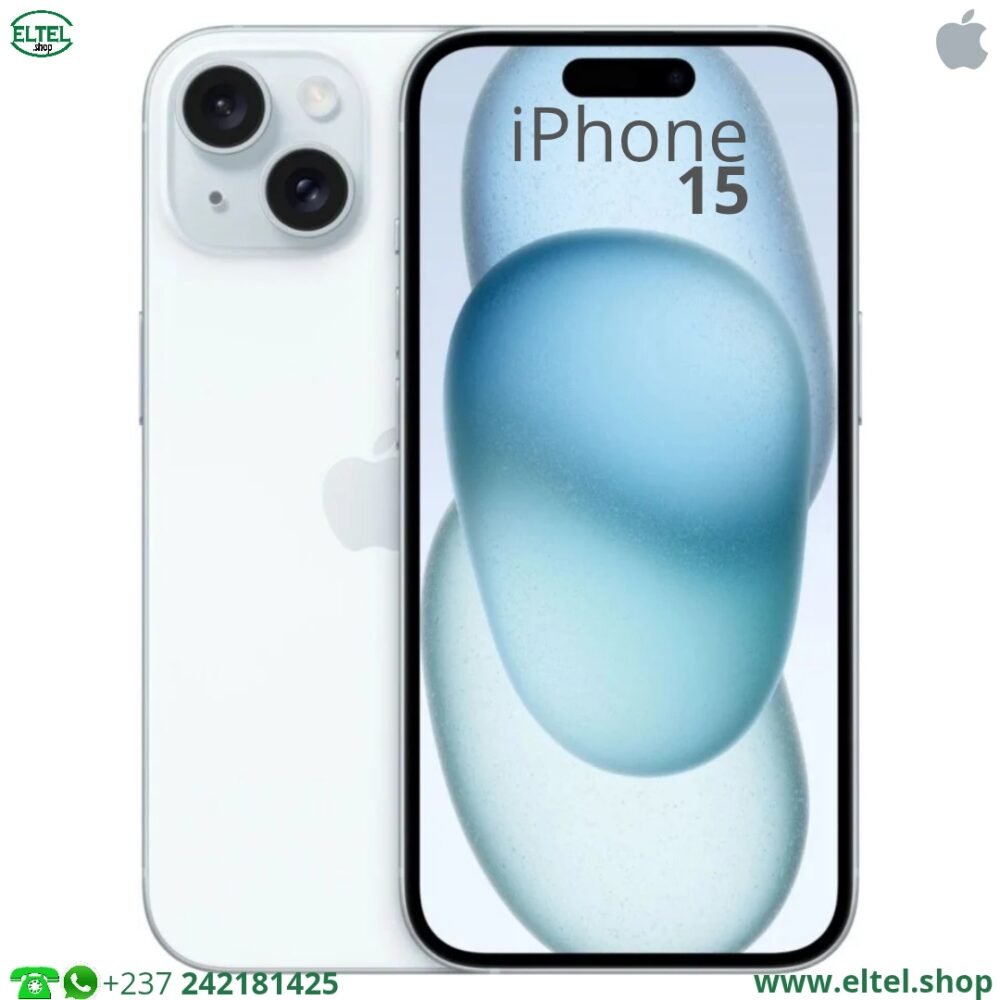 iPHONE 15 - 128GB/6GB - 48MP+12MP/12MP - 3349mAh - garantie 12 mois (neuf)