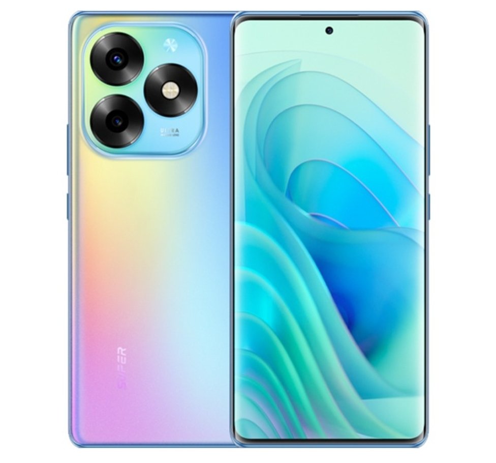 itel s23+ cyan iTEL S23+ - 128GB/4GB - 50MP+0,08MP/32MP - 5000mAh - Garantie 12 mois(neuf)