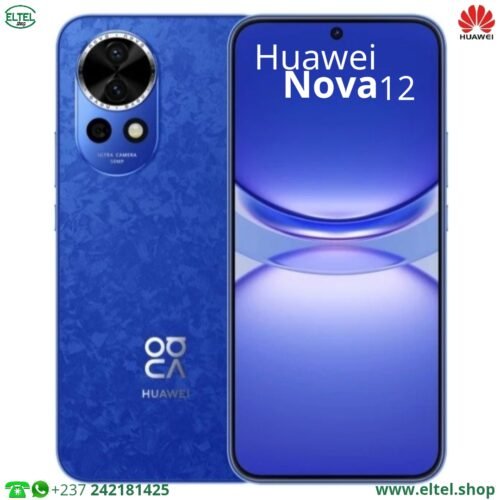 Huawei Nova 12 - 256GB/8GB - 50MP+8MP/60MP - 4600mAh - garantie 12 mois (neuf)