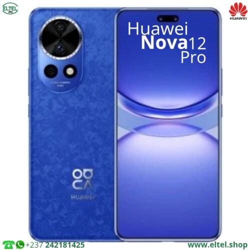 Huawei Nova 12 Pro - 256GB/12GB - 50MP+8MP/60MP+8MP - 4600mAh - garantie 12 mois (neuf)