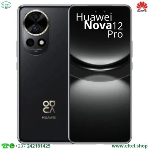 Huawei Nova 12 Pro - 256GB/12GB - 50MP+8MP/60MP+8MP - 4600mAh - garantie 12 mois (neuf)