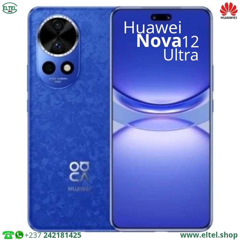 Huawei Nova 12 Ultra - 512GB/12GB - 50MP+8MP/60MP+8MP - 4600mAh - garantie 12 mois (neuf)