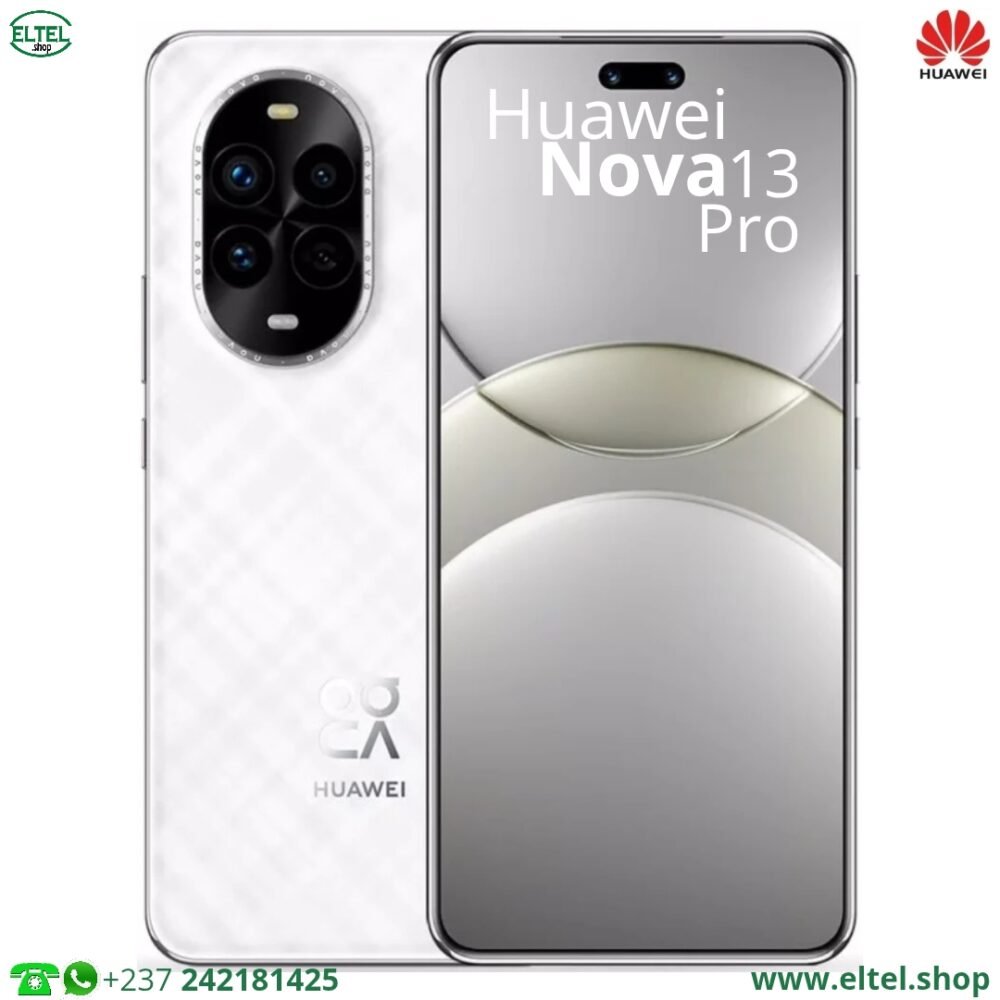 Huawei Nova 13 Pro - 512GB/12GB - 50MP+12MP+8MP/60MP+8MP - 5000mAh - garantie 12 mois (neuf)