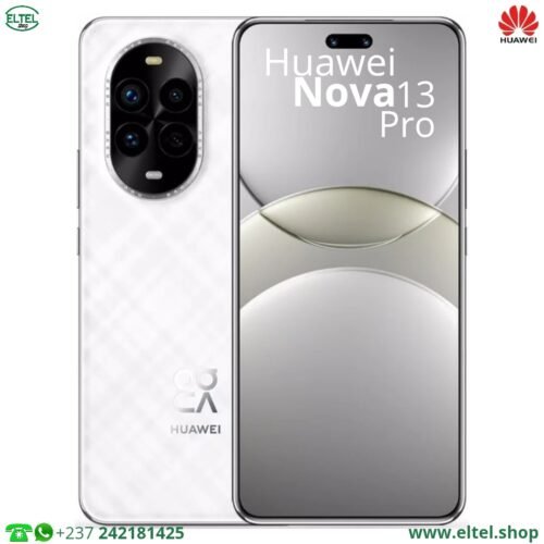 Huawei Nova 13 Pro - 512GB/12GB - 50MP+12MP+8MP/60MP+8MP - 5000mAh - garantie 12 mois (neuf)