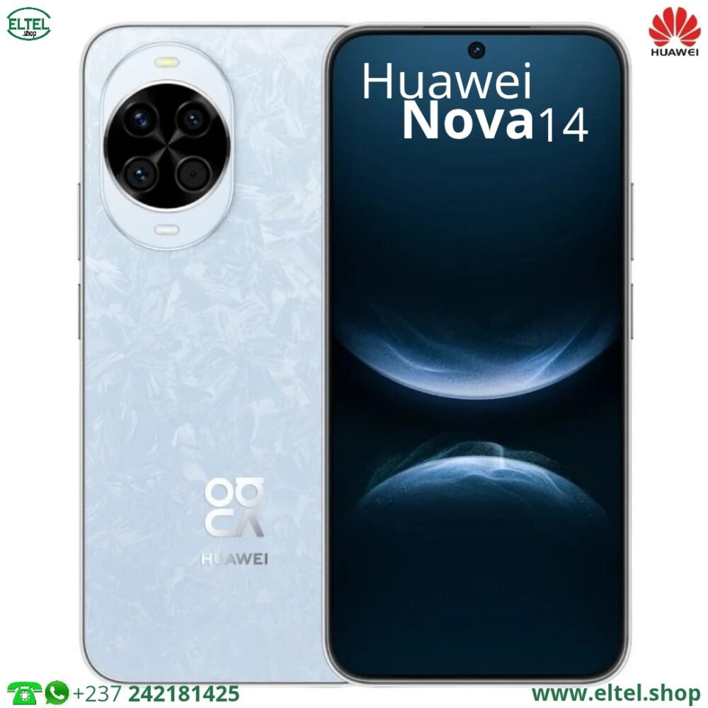 Huawei Nova 14 - 256GB/12GB - 50MP+12MP+8MP/50MP - 5500mAh - garantie 12 mois (neuf)